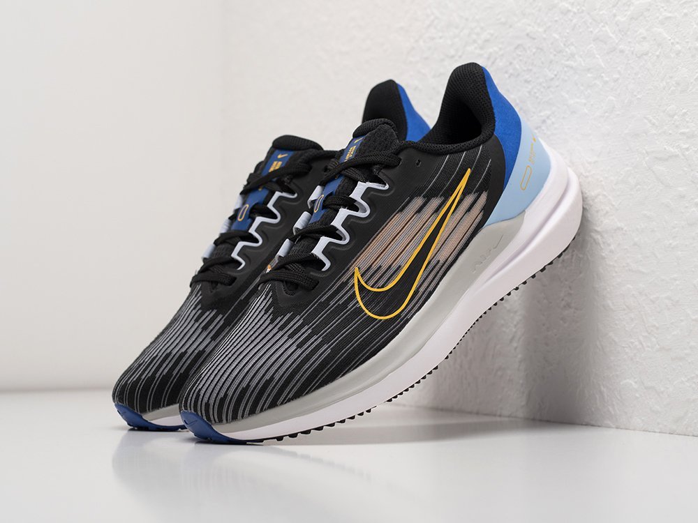 Nike Zoom Winflo 9 черные текстиль мужские (AR26090) - фото 2 Nike Zoom Winflo 9 черные текстиль мужские (AR26090) - фото 2