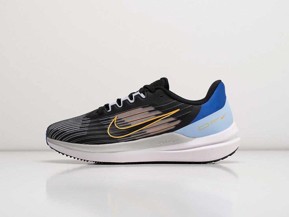 Nike Zoom Winflo 9 черные текстиль мужские (AR26090) - фото 1 Nike Zoom Winflo 9 черные текстиль мужские (AR26090) - фото 1