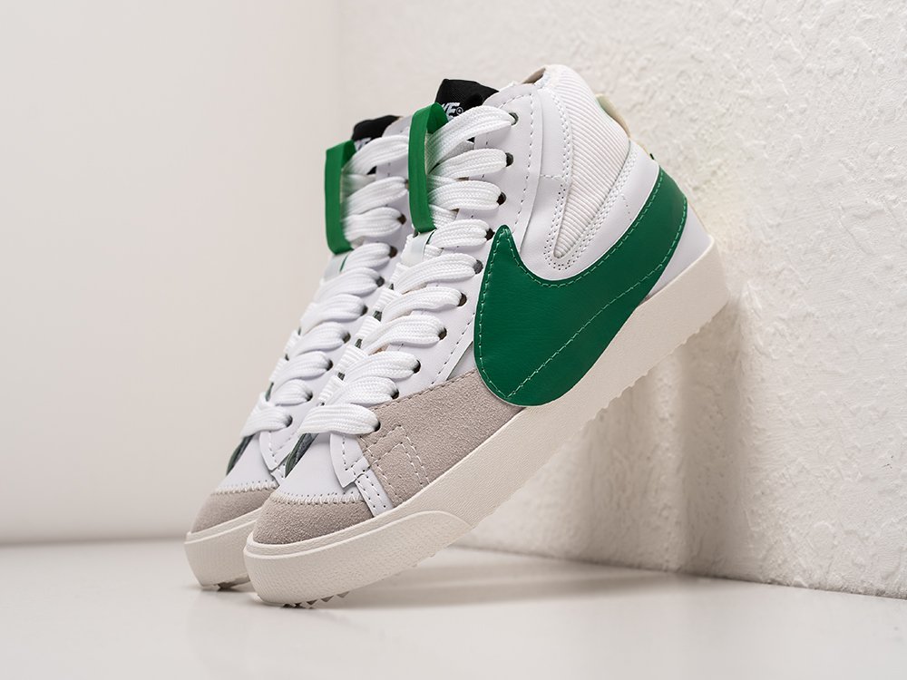 Nike Blazer Mid 77 Jumbo WMNS белые кожа женские (AR26092) - фото 2