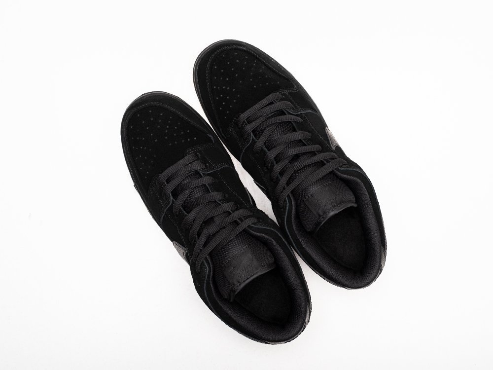 Nike SB Dunk Low черные замша мужские (AR26192) - фото 3 Nike SB Dunk Low черные замша мужские (AR26192) - фото 3