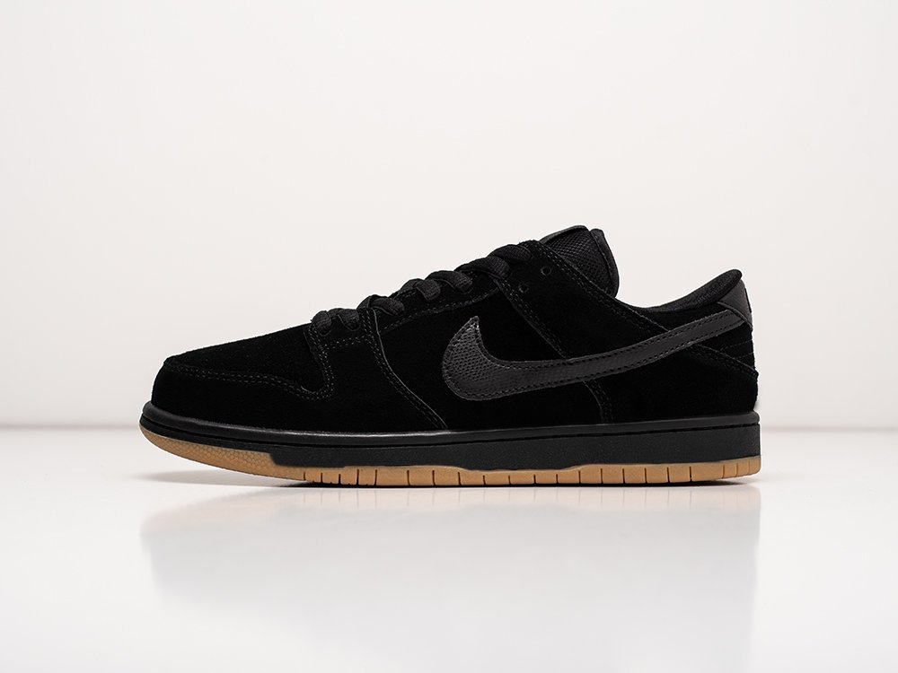 Nike SB Dunk Low черные замша мужские (AR26192) - фото 1 Nike SB Dunk Low черные замша мужские (AR26192) - фото 1