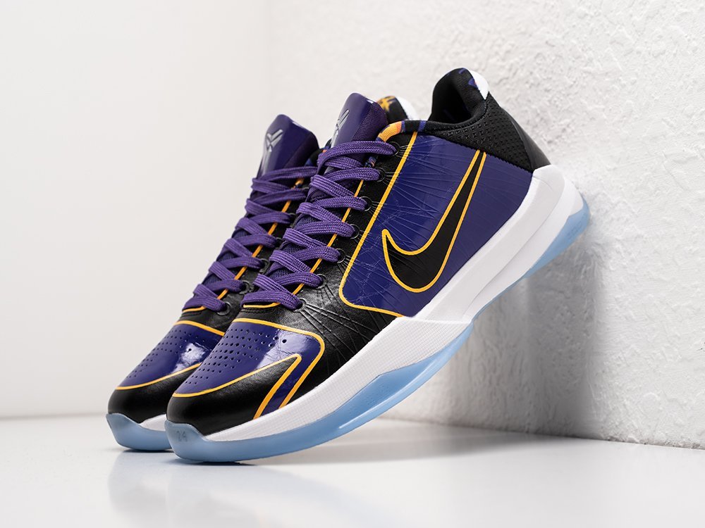 Nike Kobe 5 Protro Lakers фиолетовые кожа мужские (AR26235) - фото 2