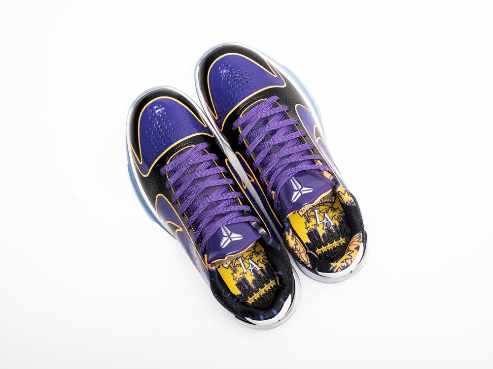 Nike Kobe 5 Protro Lakers фиолетовые кожа мужские (AR26235) - фото 3 Nike Kobe 5 Protro Lakers фиолетовые кожа мужские (AR26235) - фото 3