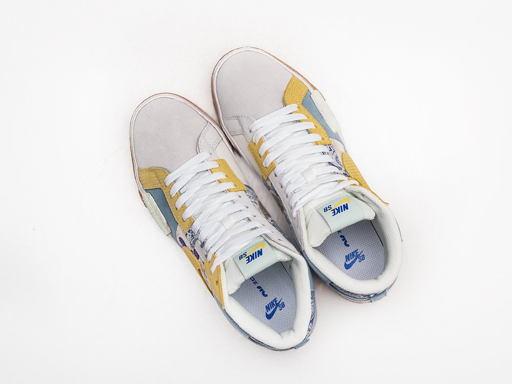Nike SB Zoom Blazer Mid Edge Bandana разноцветные текстиль мужские (AR26238) - фото 3 Nike SB Zoom Blazer Mid Edge Bandana разноцветные текстиль мужские (AR26238) - фото 3