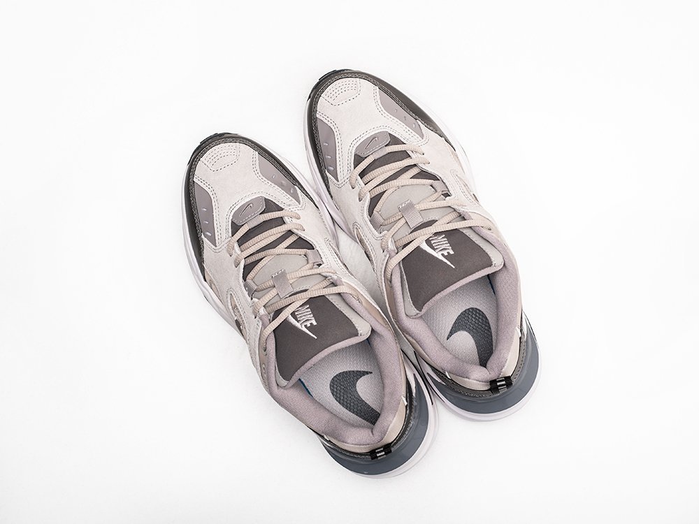 Nike M2K TEKNO Atmosphere Grey серые замша мужские (AR26319) - фото 3