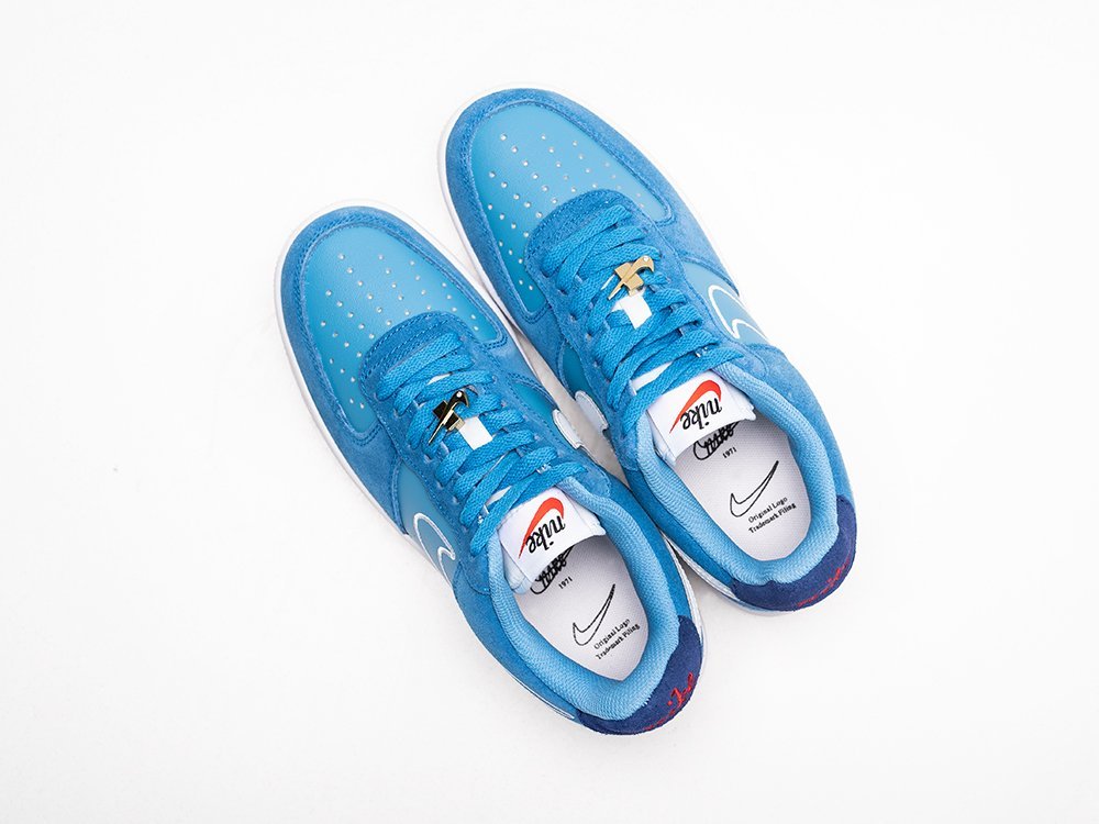 Nike Air Force 1 Low 07 LV8 First Use University Blue синие замша мужские (AR26325) - фото 3 Nike Air Force 1 Low 07 LV8 First Use University Blue синие замша мужские (AR26325) - фото 3