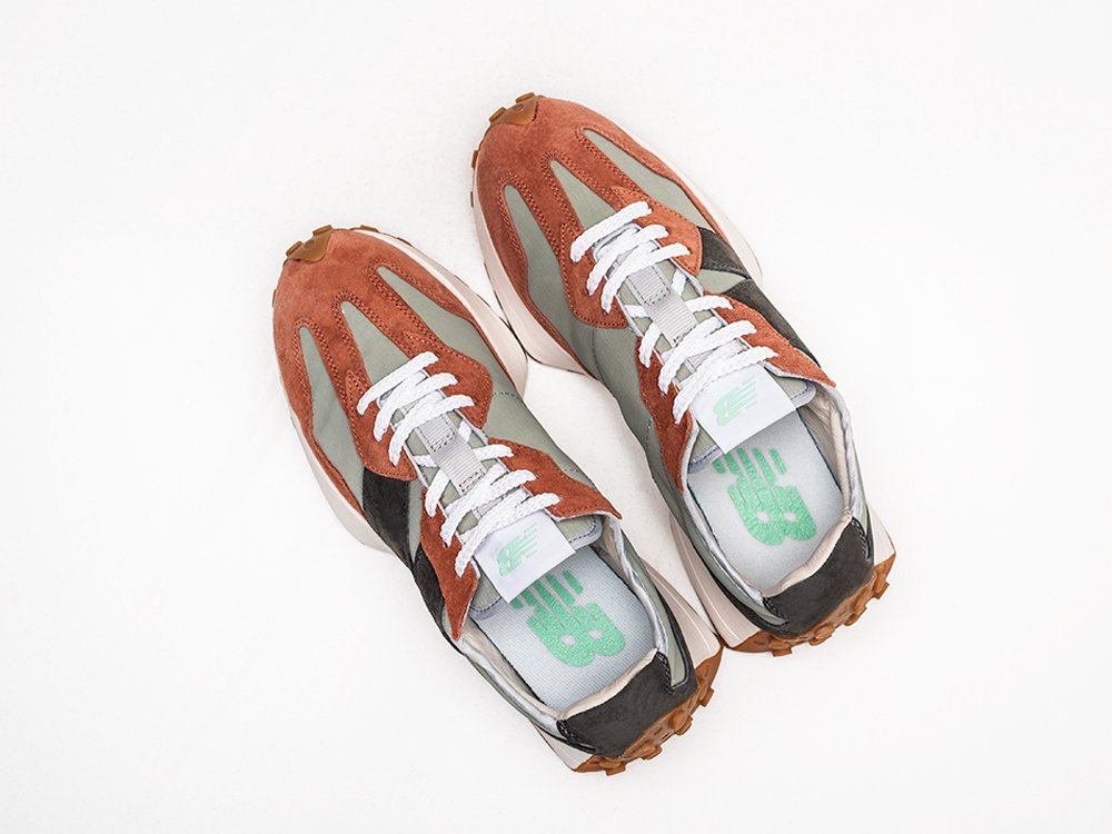 New Balance 327 Rust Brown серые замша мужские (AR26336) - фото 3 New Balance 327 Rust Brown серые замша мужские (AR26336) - фото 3