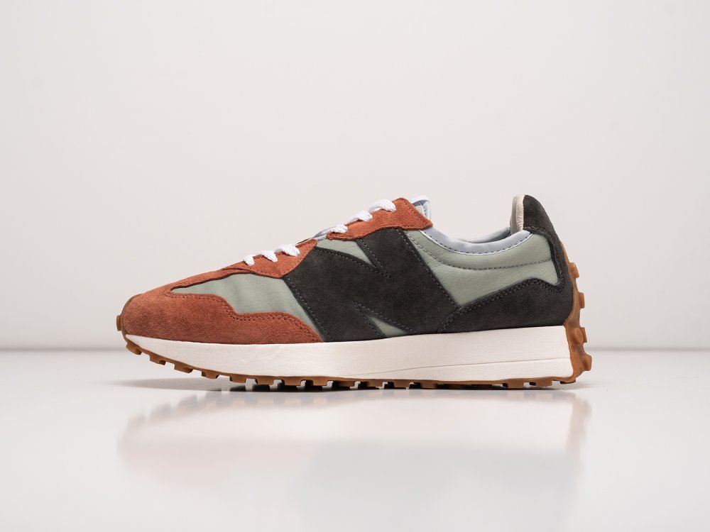 New Balance 327 Rust Brown WMNS серые текстиль женские (AR26337) - фото 1