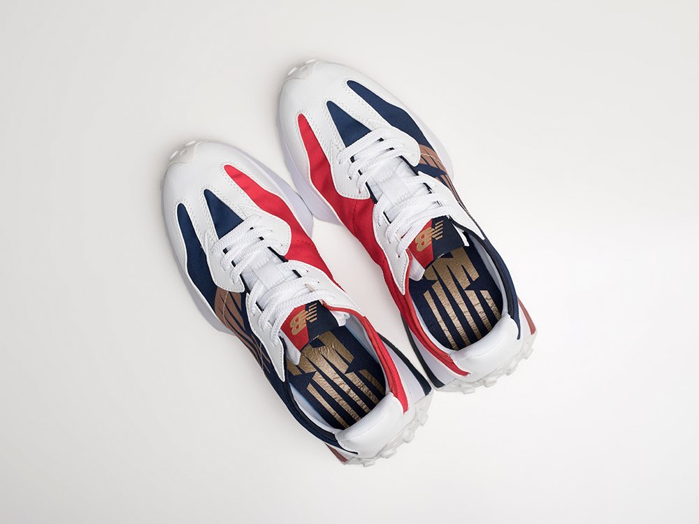 New Balance 327 Olympic - USA белые замша мужские (AR26343) - фото 3 New Balance 327 Olympic - USA белые замша мужские (AR26343) - фото 3