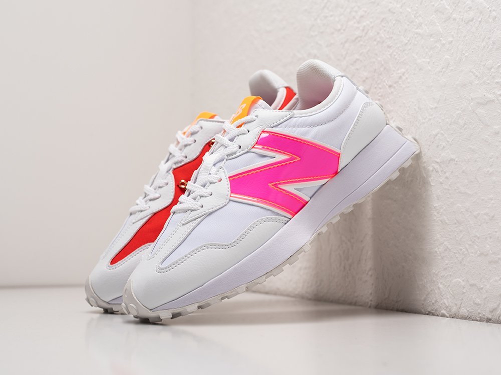 New Balance Coco Gauff x 327 White Impulse WMNS белые текстиль женские (AR26346) - фото 2 New Balance Coco Gauff x 327 White Impulse WMNS белые текстиль женские (AR26346) - фото 2
