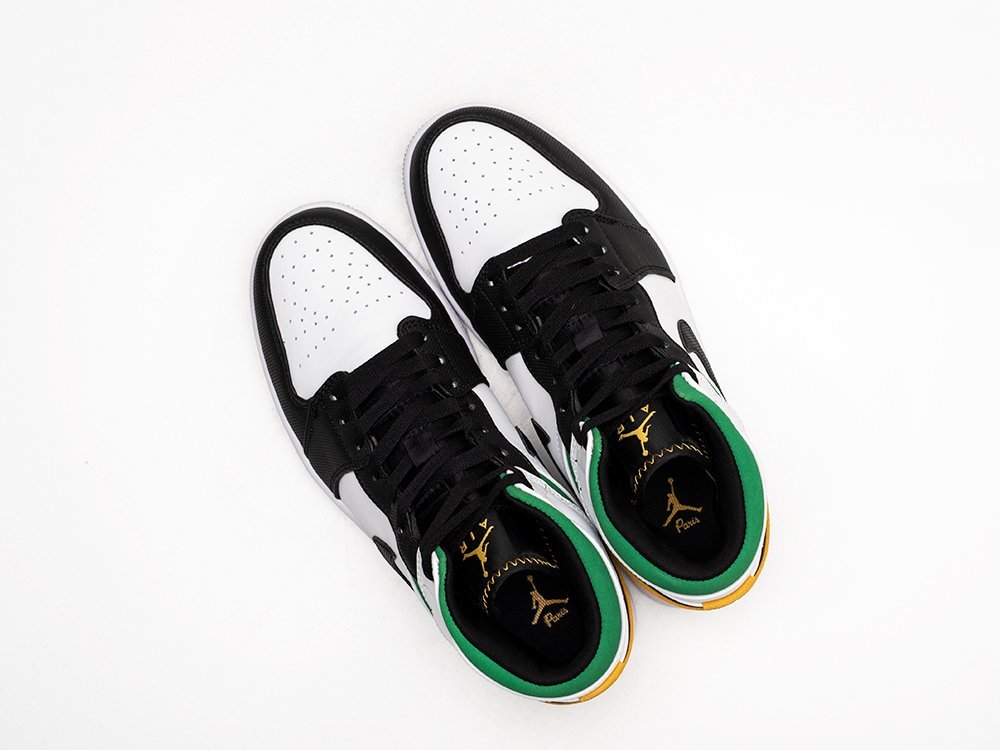 Nike Air Jordan 1 Mid SE GS Oakland белые кожа мужские (AR26365) - фото 3 Nike Air Jordan 1 Mid SE GS Oakland белые кожа мужские (AR26365) - фото 3