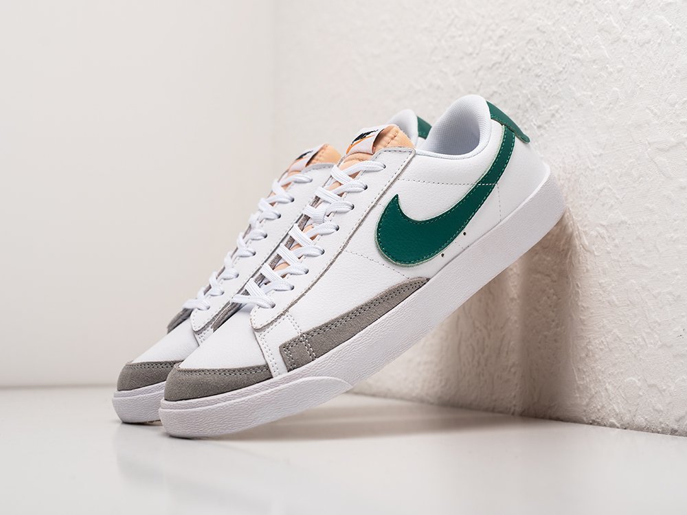 Nike Blazer Low 77 белые кожа мужские (AR26425) - фото 2 Nike Blazer Low 77 белые кожа мужские (AR26425) - фото 2