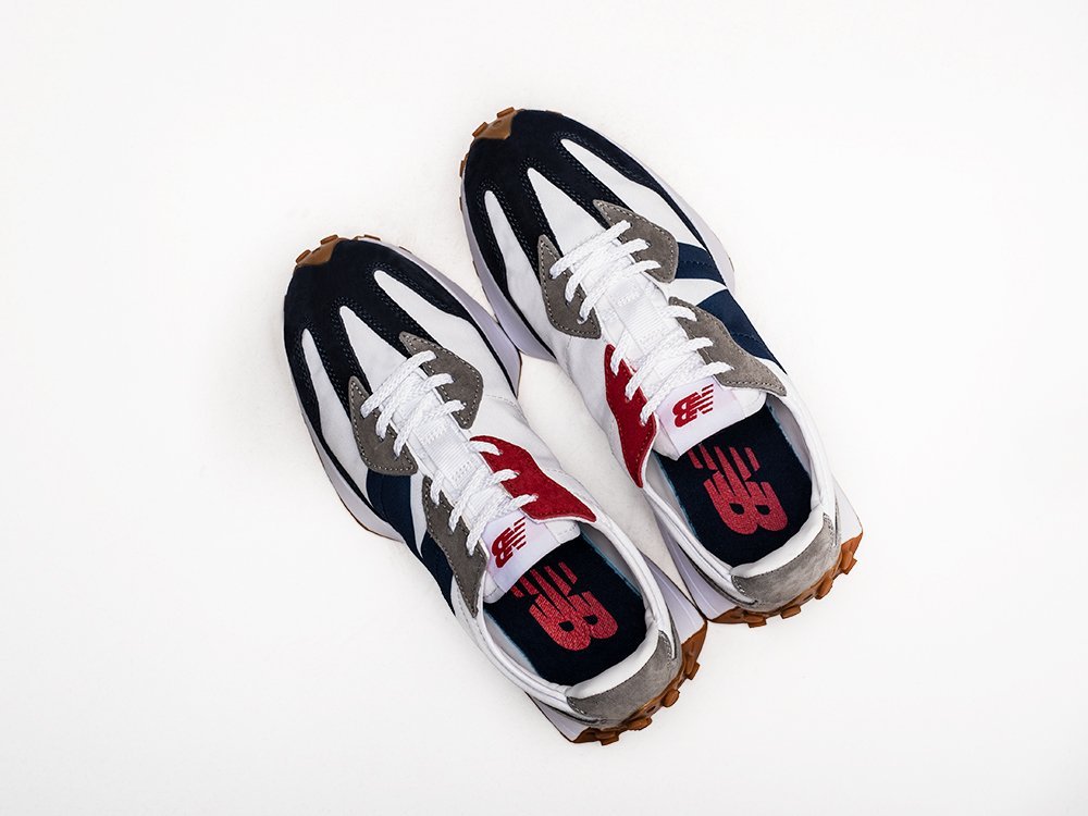 New Balance 327 белые текстиль мужские (AR26429) - фото 3 New Balance 327 белые текстиль мужские (AR26429) - фото 3