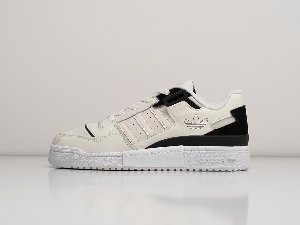 Adidas Forum Low Exhibit Off White Black белые кожа мужские (AR26494) - фото 1 Adidas Forum Low Exhibit Off White Black белые кожа мужские (AR26494) - фото 1