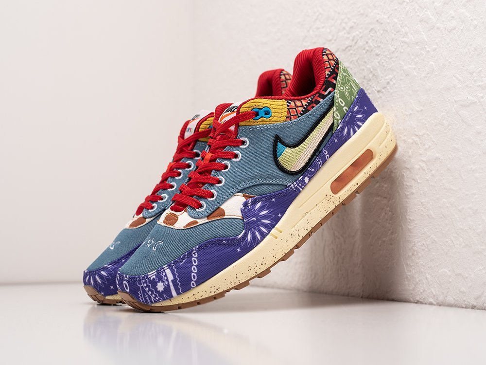 Nike x Concepts x Nike Air Max 1 Far Out синие деним мужские (AR26500) - фото 2 Nike x Concepts x Nike Air Max 1 Far Out синие деним мужские (AR26500) - фото 2