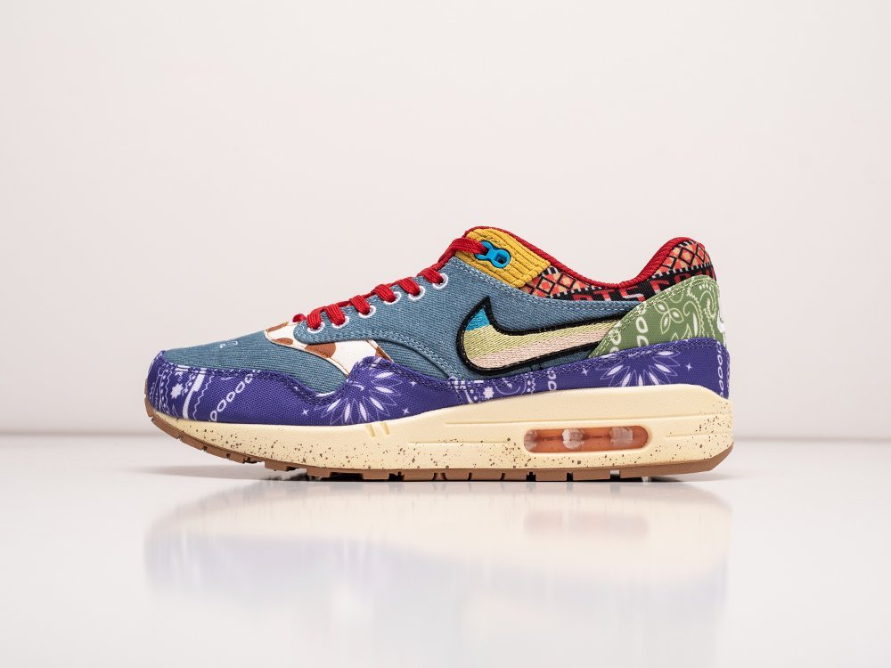 Nike x Concepts x Nike Air Max 1 Far Out синие деним мужские (AR26500) - фото 1 Nike x Concepts x Nike Air Max 1 Far Out синие деним мужские (AR26500) - фото 1