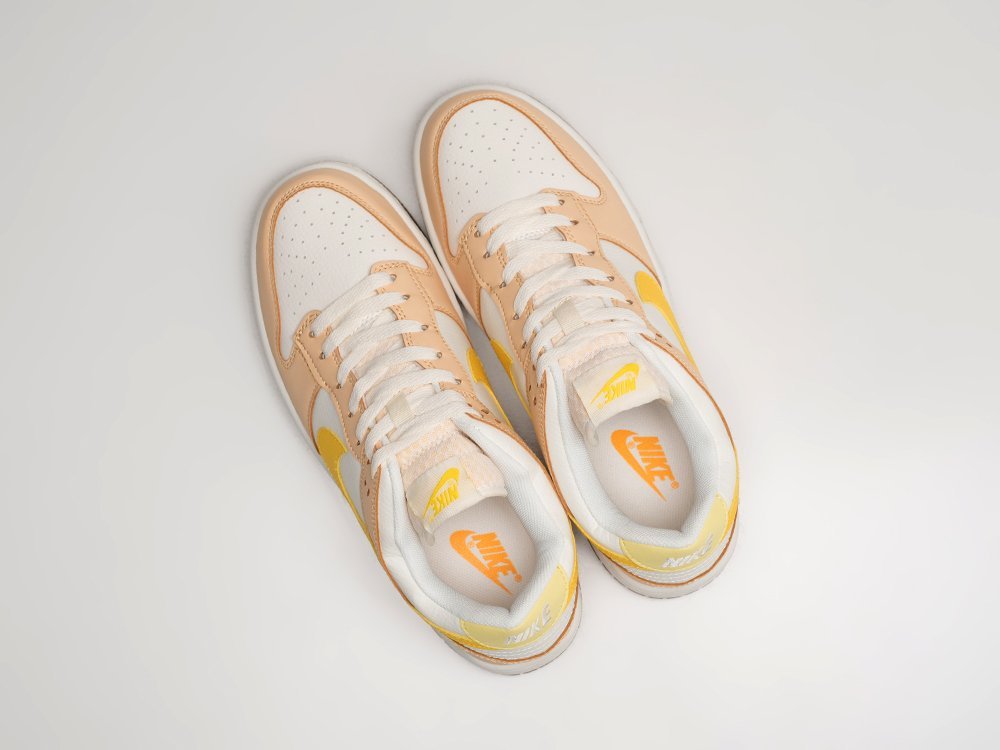 Nike SB Dunk Low Lemon Drop белые кожа мужские (AR26529) - фото 3