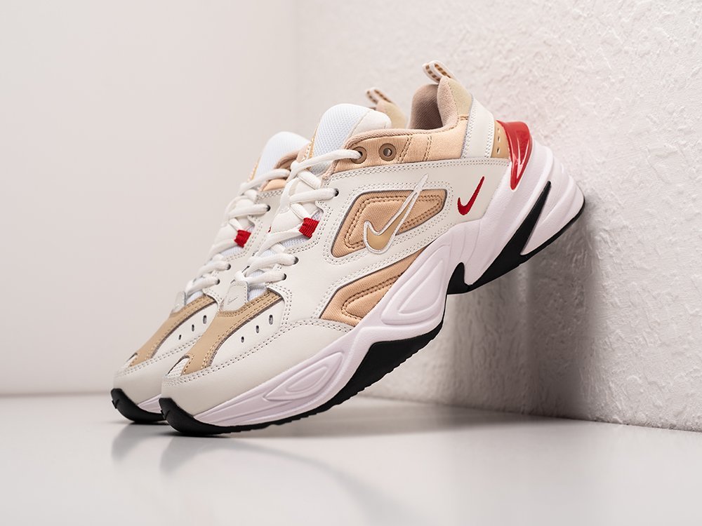 Nike M2K TEKNO Habanero Red белые кожа мужские (AR26541) - фото 2