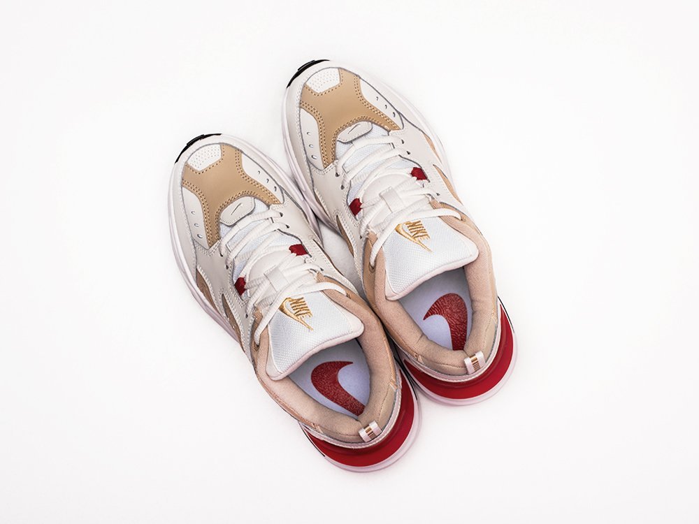 Nike M2K TEKNO Habanero Red белые кожа мужские (AR26541) - фото 3 Nike M2K TEKNO Habanero Red белые кожа мужские (AR26541) - фото 3