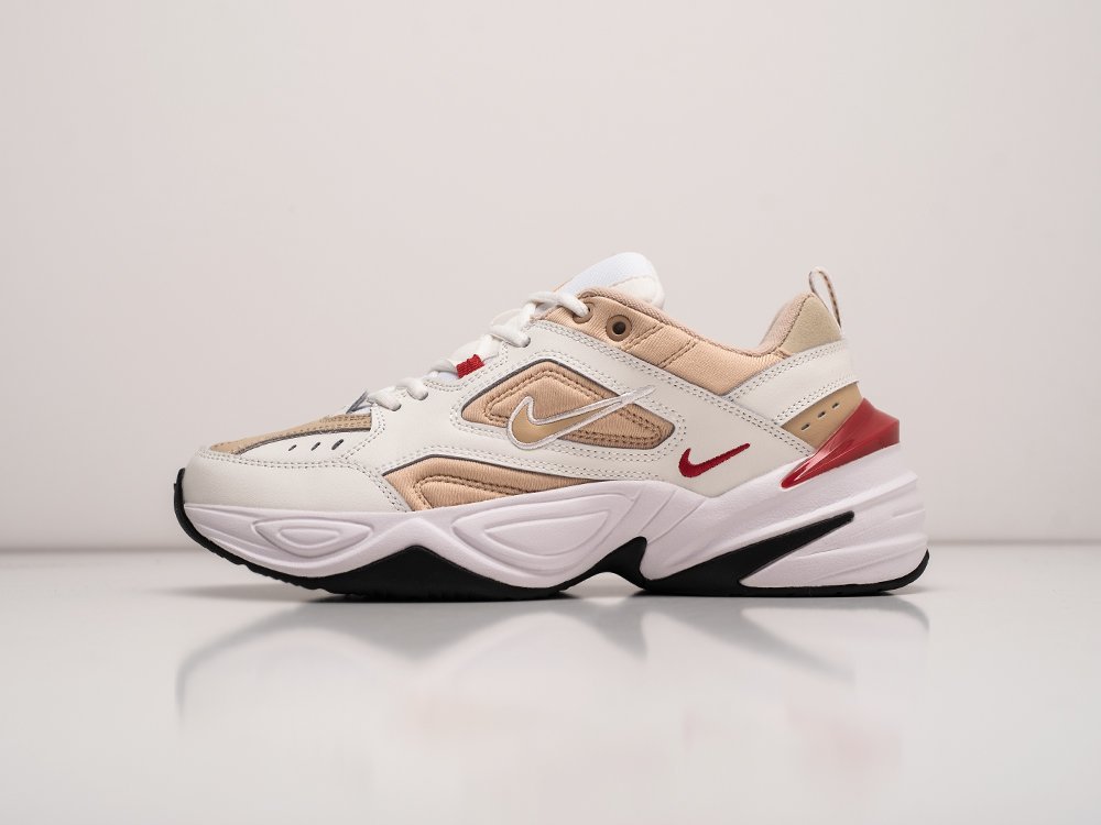 Nike M2K TEKNO Habanero Red белые кожа мужские (AR26541) - фото 1