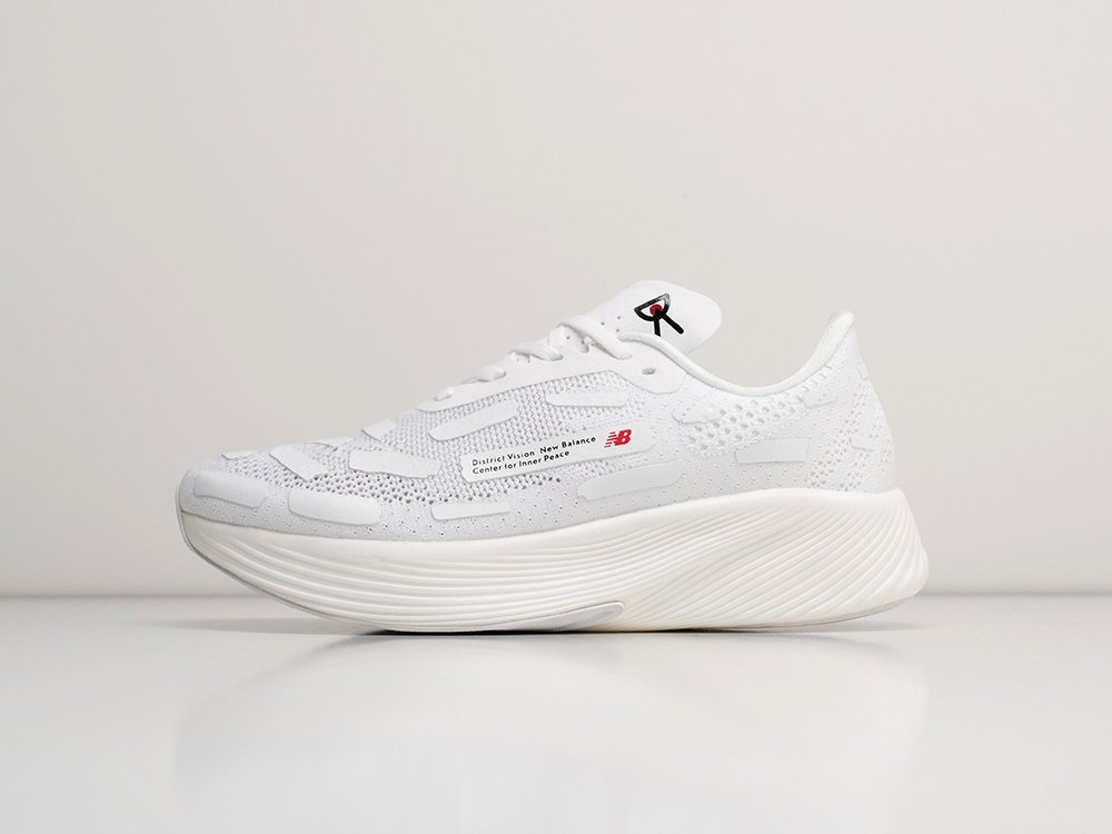 New Balance FuelCell RC Elite v2 белые текстиль мужские (AR26556) - фото 1 New Balance FuelCell RC Elite v2 белые текстиль мужские (AR26556) - фото 1