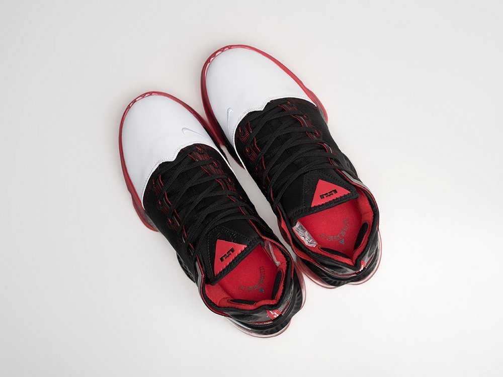 Nike Lebron XIX Low Bred черные текстиль мужские (AR26560) - фото 3