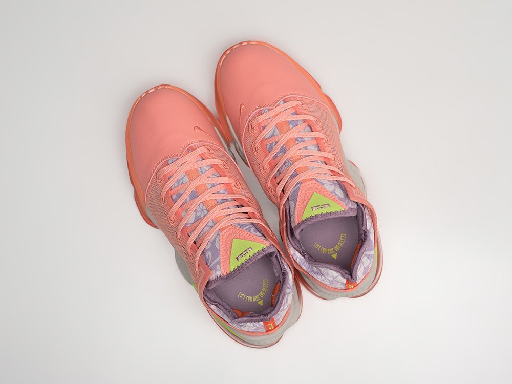 Nike Lebron XIX Low Hawaii розовые текстиль мужские (AR26561) - фото 3 Nike Lebron XIX Low Hawaii розовые текстиль мужские (AR26561) - фото 3