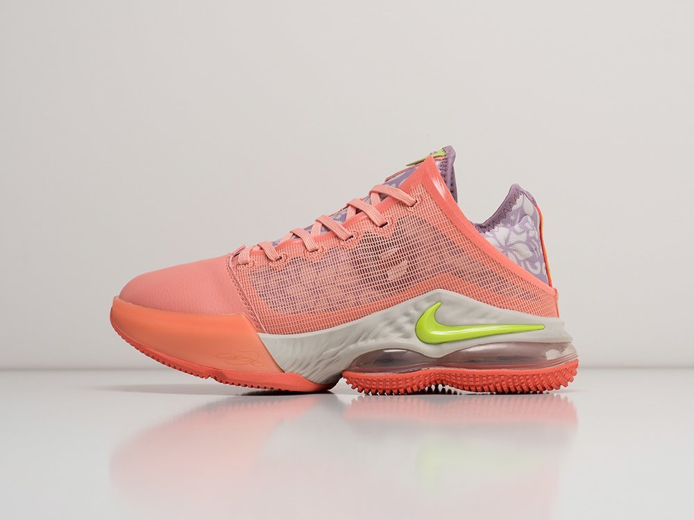 Nike Lebron XIX Low Hawaii розовые текстиль мужские (AR26561) - фото 1 Nike Lebron XIX Low Hawaii розовые текстиль мужские (AR26561) - фото 1