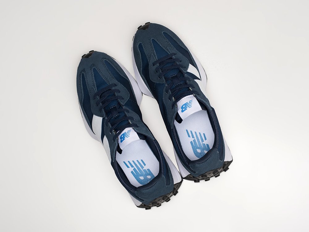 New Balance 327 синие текстиль мужские (AR26563) - фото 3 New Balance 327 синие текстиль мужские (AR26563) - фото 3