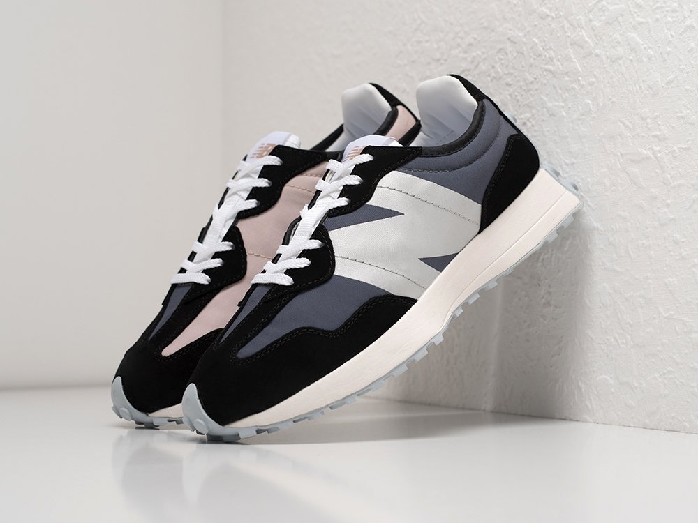 New Balance 327 Black White черные нейлон мужские (AR26566) - фото 2 New Balance 327 Black White черные нейлон мужские (AR26566) - фото 2