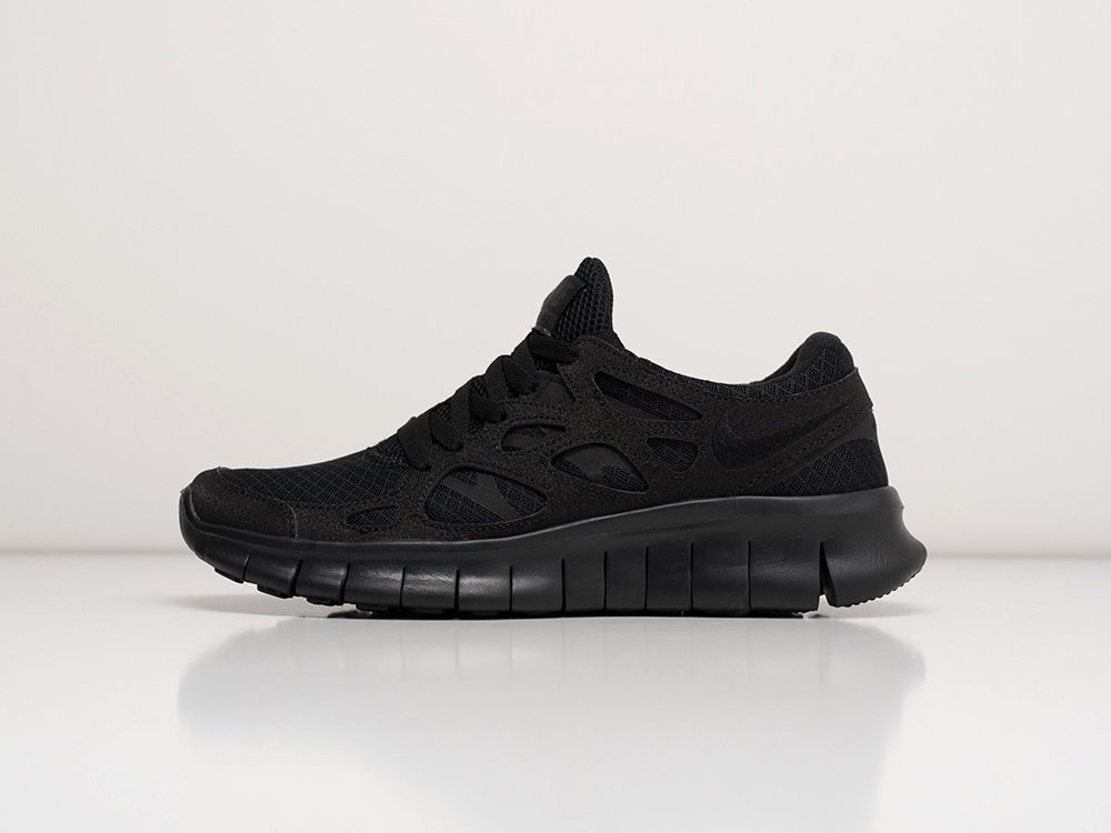 Nike Free Run 2 черные текстиль мужские (AR26602) - фото 1