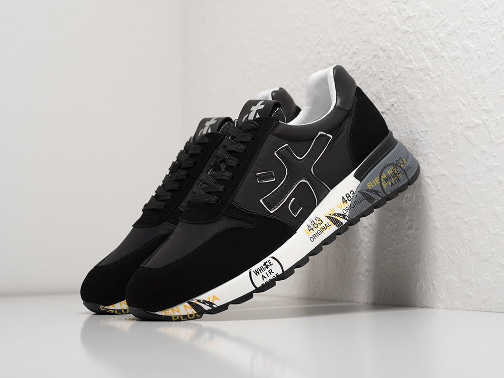 Premiata Mick черные замша мужские (AR26610) - фото 2 Premiata Mick черные замша мужские (AR26610) - фото 2