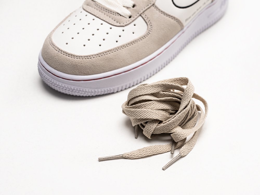 Nike Air Force 1 Low 07 LV8 First Use бежевые замша мужские (AR26664) - фото 4 Nike Air Force 1 Low 07 LV8 First Use бежевые замша мужские (AR26664) - фото 4