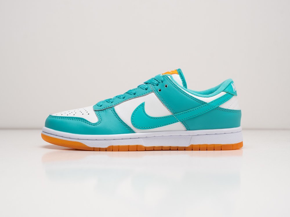 Nike SB Dunk Low Teal Zeal белые кожа мужские (AR26669) - фото 1