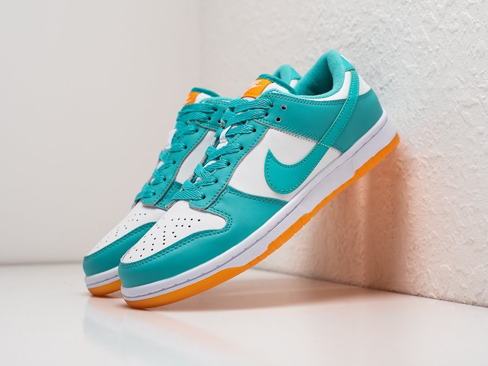 Nike SB Dunk Low Teal Zeal WMNS белые кожа женские (AR26670) - фото 2 Nike SB Dunk Low Teal Zeal WMNS белые кожа женские (AR26670) - фото 2