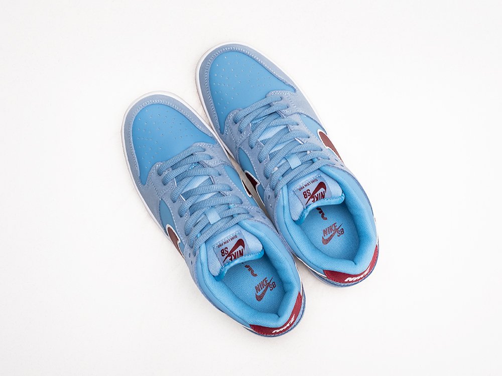 Nike SB Dunk Low Premium Philadelphia Phillies голубые замша мужские (AR26672) - фото 3 Nike SB Dunk Low Premium Philadelphia Phillies голубые замша мужские (AR26672) - фото 3