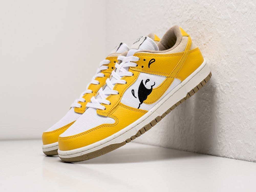 Nike SB Dunk Low Sun Club белые текстиль мужские (AR26673) - фото 2 Nike SB Dunk Low Sun Club белые текстиль мужские (AR26673) - фото 2