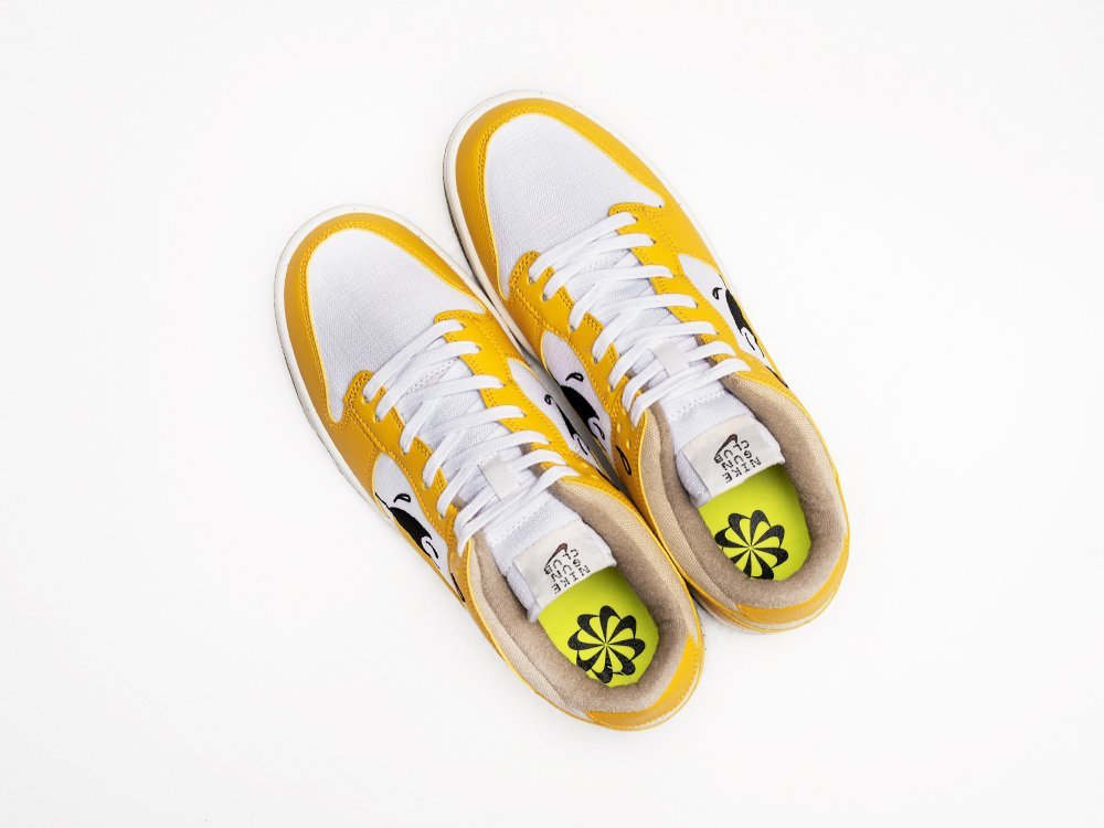 Nike SB Dunk Low Sun Club белые текстиль мужские (AR26673) - фото 3 Nike SB Dunk Low Sun Club белые текстиль мужские (AR26673) - фото 3