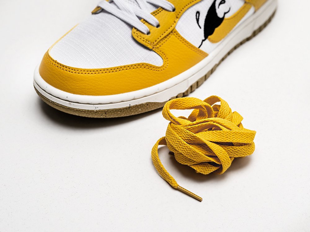 Nike SB Dunk Low Sun Club белые текстиль мужские (AR26673) - фото 4 Nike SB Dunk Low Sun Club белые текстиль мужские (AR26673) - фото 4