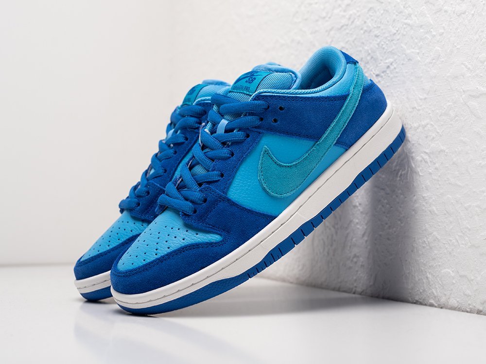 Nike SB Dunk Low Pro Fruity Pack - Blue Raspberry WMNS синие замша женские (AR26678) - фото 2