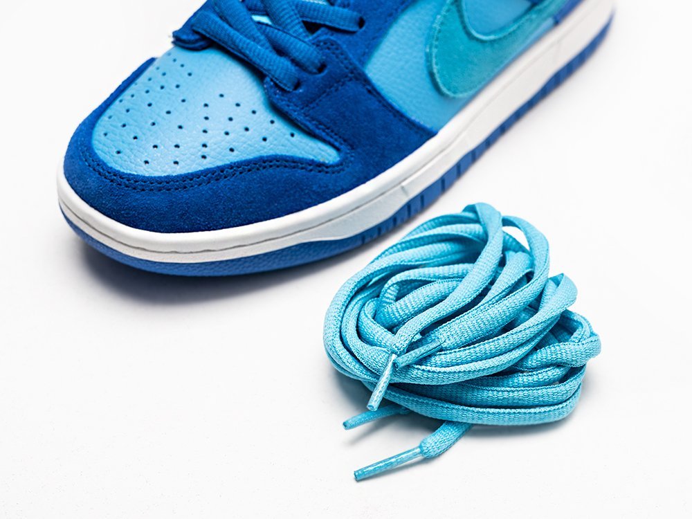Nike SB Dunk Low Pro Fruity Pack - Blue Raspberry WMNS синие замша женские (AR26678) - фото 4