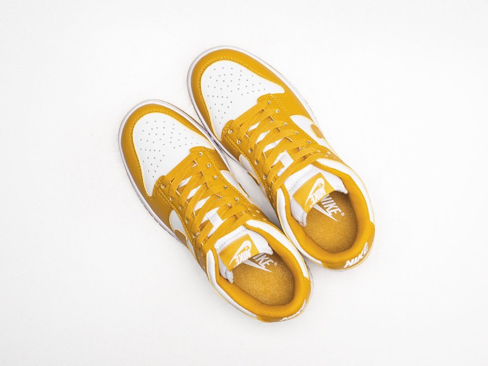 Nike SB Dunk Low Laser Orange WMNS желтые кожа женские (AR26679) - фото 3 Nike SB Dunk Low Laser Orange WMNS желтые кожа женские (AR26679) - фото 3