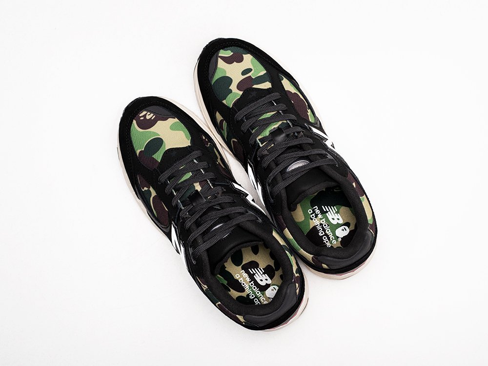 New Balance 2002R x BAPE Black Camo черные замша мужские (AR26726) - фото 3 New Balance 2002R x BAPE Black Camo черные замша мужские (AR26726) - фото 3
