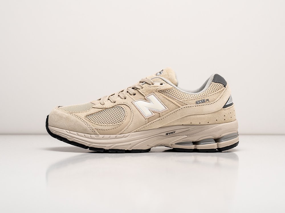 New Balance 2002R Bone бежевые замша мужские (AR26733) - фото 1