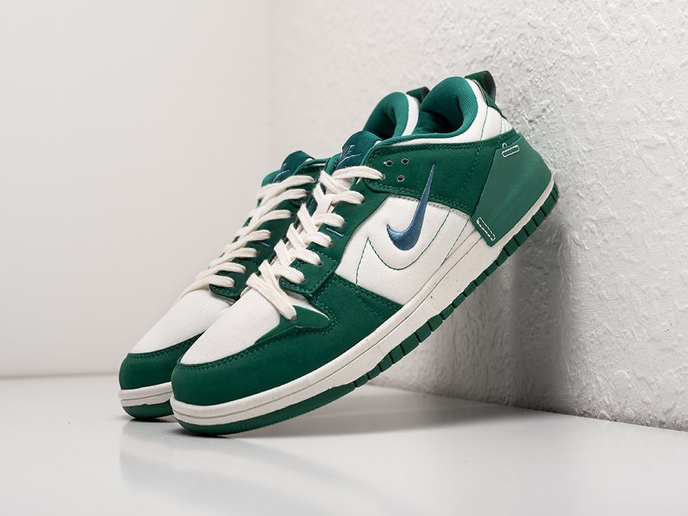 Nike Dunk Low Disrupt 2 Malachite зеленые замша мужские (AR26741) - фото 2