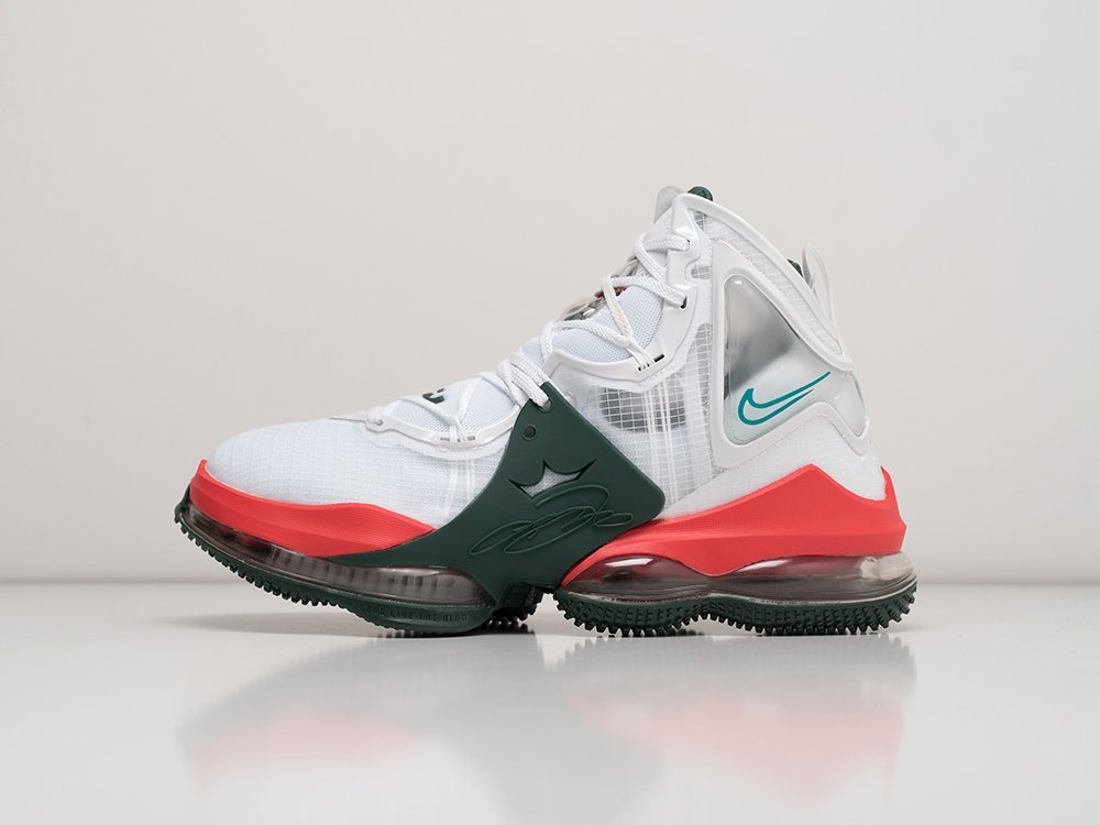 Nike Lebron XIX белые текстиль мужские (AR26753) - фото 1