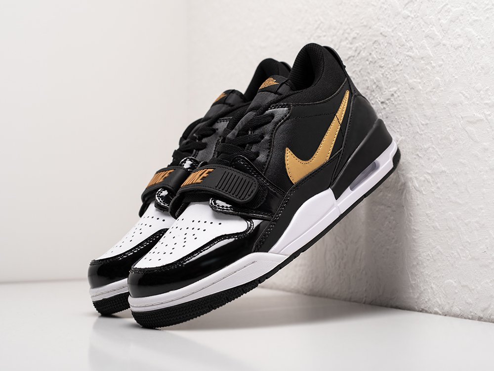 Nike Air Jordan Legacy 312 low Black Metallic Gold черные кожа мужские (AR26755) - фото 2 Nike Air Jordan Legacy 312 low Black Metallic Gold черные кожа мужские (AR26755) - фото 2