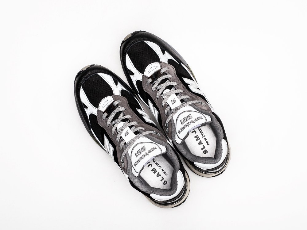 New Balance x Slam Jam x 991 Made in England Shap Store черные кожа мужские (AR26760) - фото 3 New Balance x Slam Jam x 991 Made in England Shap Store черные кожа мужские (AR26760) - фото 3