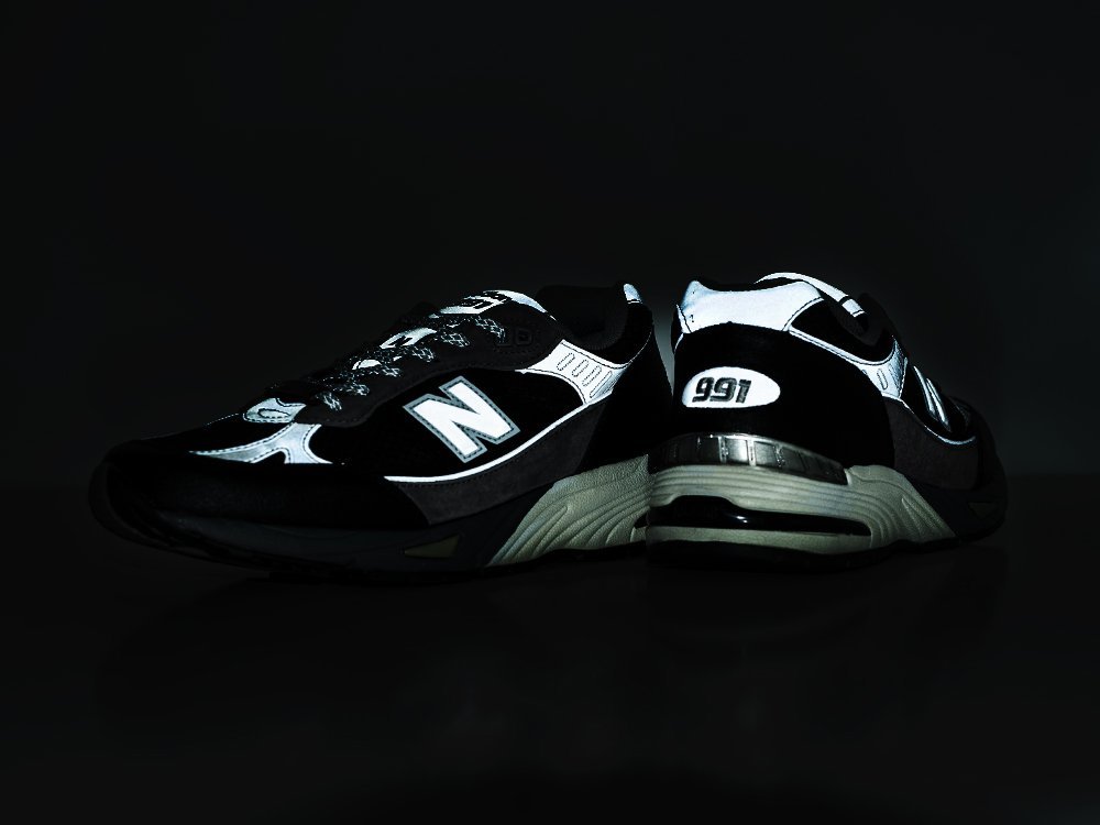 New Balance x Slam Jam x 991 Made in England Shap Store черные кожа мужские (AR26760) - фото 5 New Balance x Slam Jam x 991 Made in England Shap Store черные кожа мужские (AR26760) - фото 5