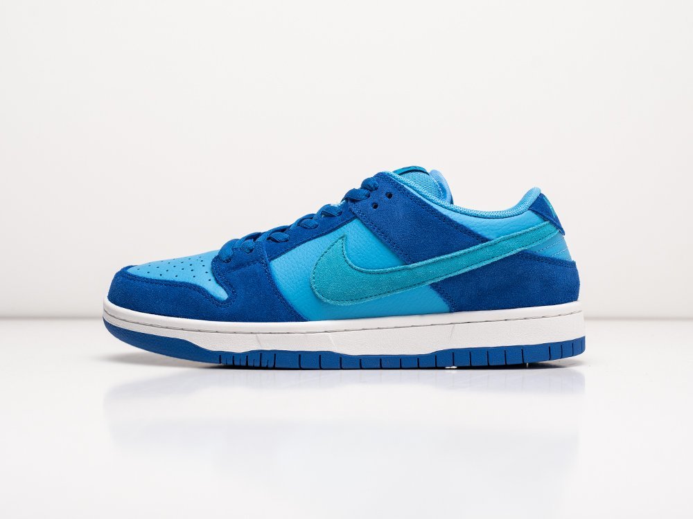 Nike SB Dunk Low Blue Raspberry голубые замша мужские (AR26773) - фото 1